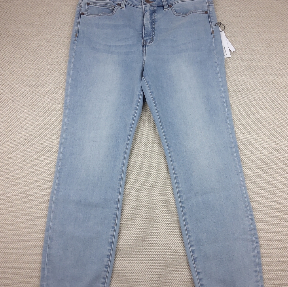 Soft Surroundings‎ Skinny Ankle High Rise 5 Pocket Jeans, Size 10, NWT
